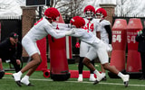 Rutgers Football edge rushers Wydeek Collier and Rinaldo Callaway III