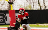 Wide Receiver Ben Black at Rutgers Football Practice