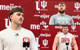 Bray Lynch, Drew Evans, Nicolas Radicic Indiana Football