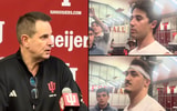 Curt Cigentti, Josh Hoover and Isaiah Jones Indiana Football Spring Game