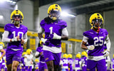 LSU defense spring camp