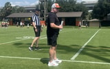Mark Stoops at Texas fall camp | Photo via Evan Vieth, Inside Texas