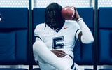 UConn Football running back Kenji Christian