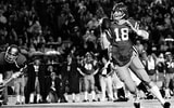 Mississippi quarterback Archie Manning (18) looks for a receiver against Vanderbilt. The nationally ranked Ole Miss went on to a