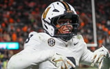 Vanderbilt safety CJ Heard (8) celebrates after blocking a pass to a Tennessee player in the end zone during a NCAA football