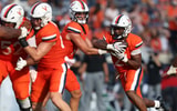UVa QB Beau Pribula and RB Jekail Middlebrook
