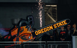 Oregon State football chainsaws