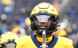 Michigan Wolverines football safety Chris Bracy at the 2026 spring game. (Photo by Lon Horwedel / TheWolverine.com)