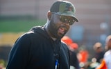 Florida A&amp;M Rattlers head coach Quinn Gray leads his team as the Rattlers gear up for their first game of the season with