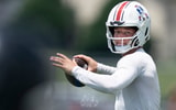 Page quarterback Cam Kruse throws against Pearl-Cohn during the Tennessee Titans 7-on-7 football tournament at Lebanon High