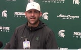 Michigan State offensive coordinator Nick Sheridan.
