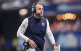 Alex Golesh during Auburn's win over Baylor. (Photo by USA Today)
