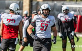 Texas Tech left guard Hunter Zambrano