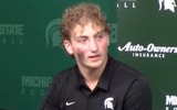 Michigan State quarterback Alessio Milivojevic.