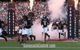 South Carolina's footbal players run onto the field against Towson (Photo: CJ Driggers | GamecockCentral.com)