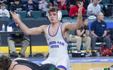 Rumsons Sonny Amato defeated Camden Catholics Michael Craft in their 150 lbs NJSIAA Boys Wrestling Semifinal in Atlantic City