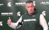 Michigan State coach Pat Fitzgerald.