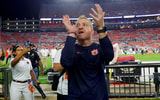 Alex Golesh after Auburn beat Southern Miss on Sep. 12, 2026. (Photo by USA Today)