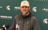 Michigan State offensive coordinator Nick Sheridan.