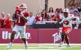 Indiana's Turbo Richard (1) runs during the Indiana versus Western Kentucky football game at Memorial Stadium on Saturday, Sept.