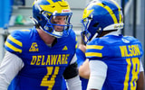 Delaware QB Nick Minicucci and WR Sean Wilson