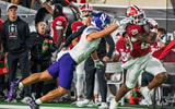 Indiana's Lee Beebe Jr. (29) runs during the Indiana versus Northwestern football game at Memorial Stadium on Friday, Sept. 25,