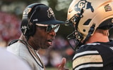 Deion Sanders (left) and Isaac Wilson, Colorado Buffaloes