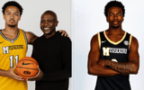 Nijaun Harris, Dennis Gates and Rodney Washington