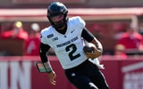 Michigan State Spartans quarterback Cam Fancher (2) during the game against the Wisconsin Badgers at Camp Randall Stadium. - Jeff Hanisch, USA TODAY Sports