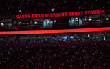 Saban Field at Alabama's Bryant Denny Stadium