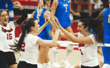 Nebraska volleyball Bergen Reilly Virginia Adriano