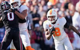 Tennessee running back DeSean Bishop (18) carries the ball during a college football game against South Carolina at Williams-Brice Stadium in Columbia, S.C., on Oct. 24, 2026.