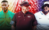 Kirby Smart, Marcus Freeman, and Lane Kiffin afi