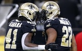 new-orleans-saints-running-backs-alvin-kamara-houston-texans-running-back-mark-ingram-rejoice-over-new-orleans-saints-trade