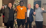 Kam Dewberrry with Texas coaches