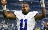 Dallas Cowboys Micah Parsons caught sneaking into Tampa Bay huddle in wild card matchup