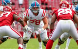 Jeremy James, the veteran Ole Miss offensive lineman, has shifted back to right tackle