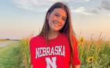 Nebraska volleyball class of 2024 MB commit Ayden Ames (Photo credit Ayden Ames Instagram)