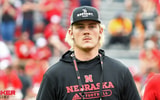 Nebraska coaches do in-home visit with Brock Knutson