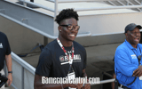 Five-star athlete Nyck Harbor during his South Carolina official visit