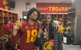 Gabriel Williams at USC with Eric Gentry
