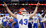Florida Gators punter Tommy Townsend at the Peach Bowl