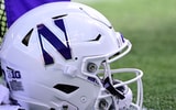Northwestern Wildcats football helmet