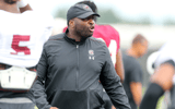 South Carolina EDGE coach Sterling Lucas during spring practice