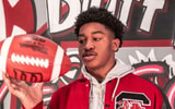 south carolina gamecocks football recruiting target AJ Brand is pictured during a visit (@BrandAaron on Twitter)