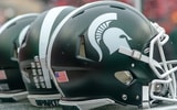 Michigan State Spartans helmets