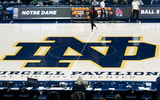 Notre Dame logo at Purcell Pavilion