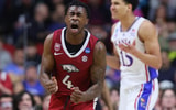 davonte-davis-gets-emotional-cries-tears-of-joy-following-arkansas-upset-over-kansas