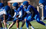 marques cox kenneth horsey big blue wall kentucky football spring practice
