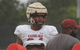 South Carolina defensive lineman Xzavier McLeod during spring practice
